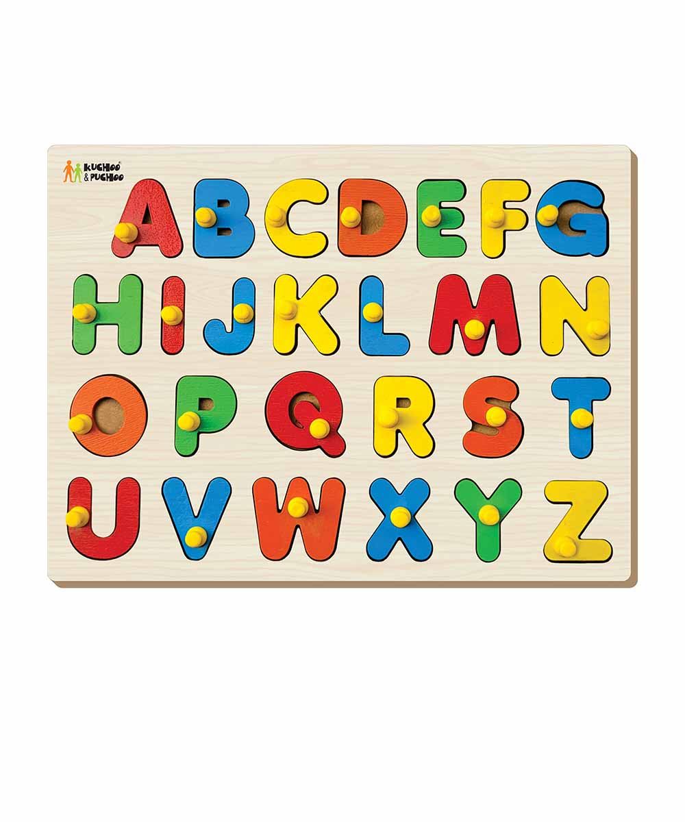 English Alphabet Uppercase with Knob